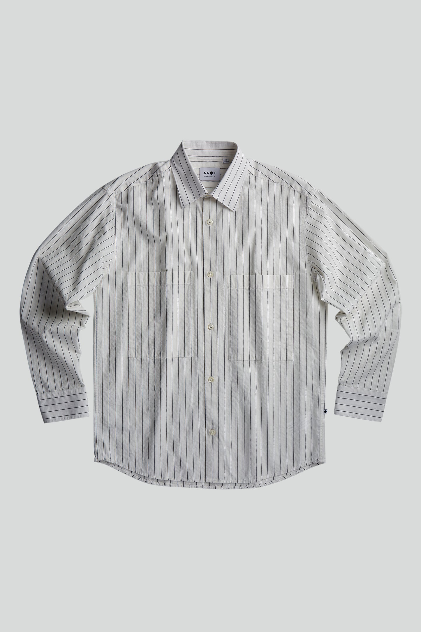 NN07 Freddy Shirt White Stripe