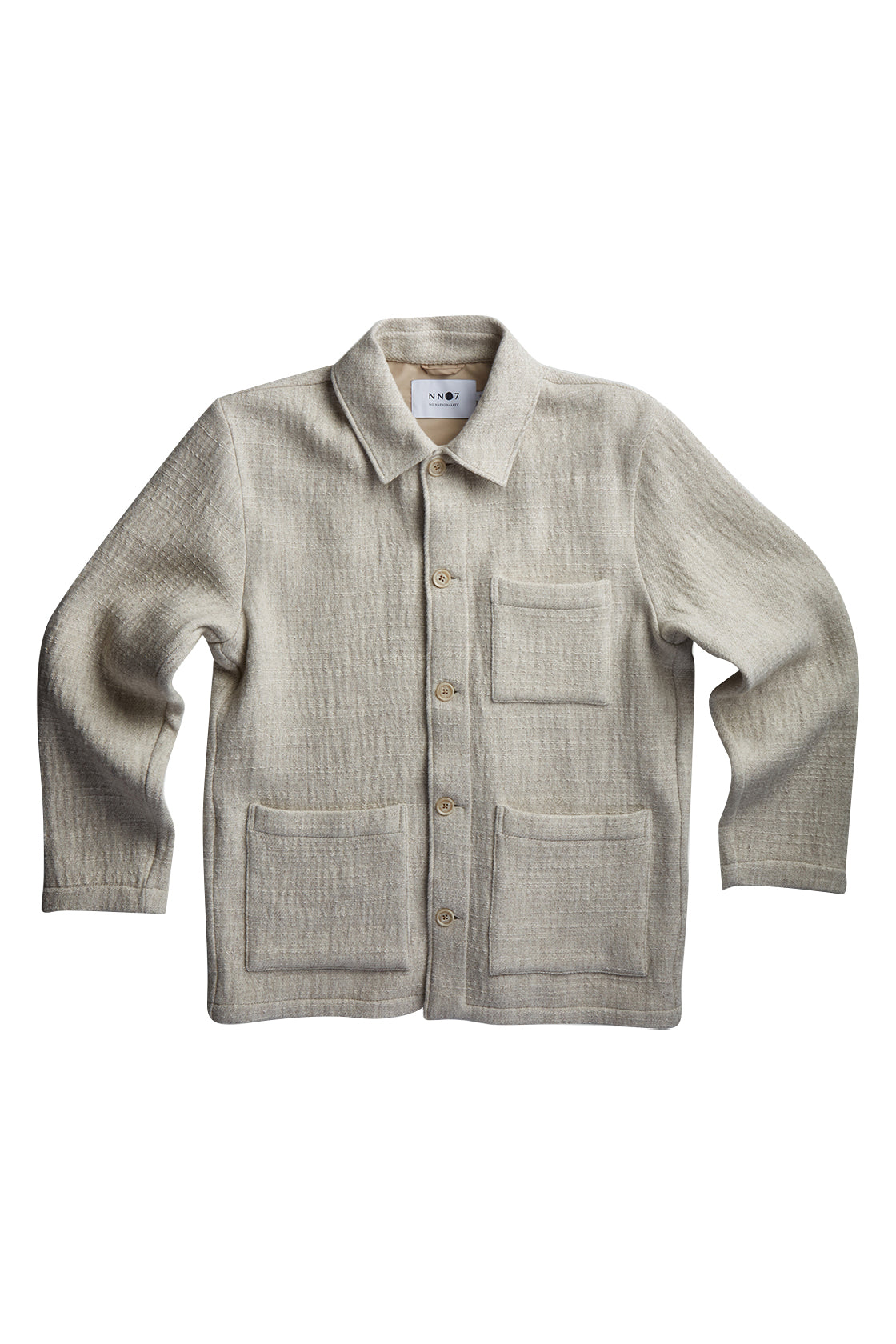 NN07 Ibrahim Overshirt Off White