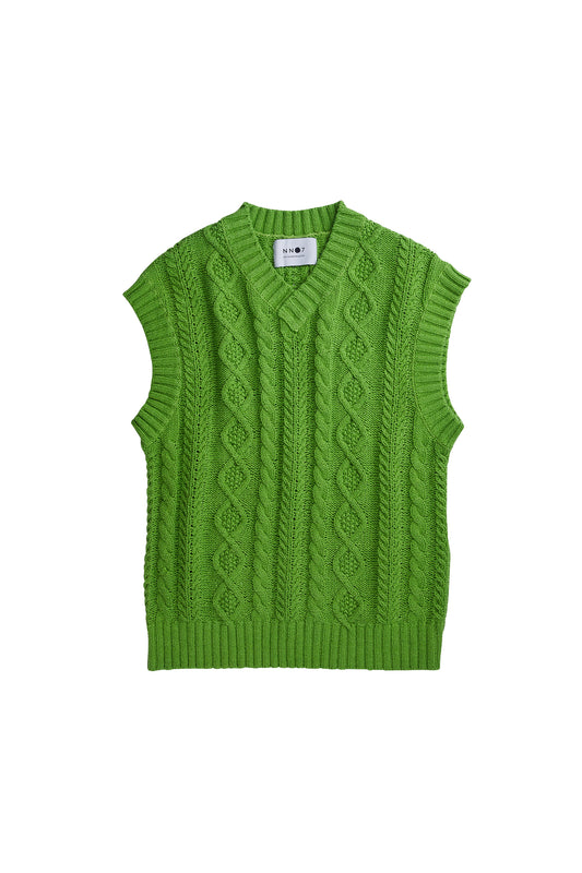 NN07 Jordan Knit Vest Bright Green