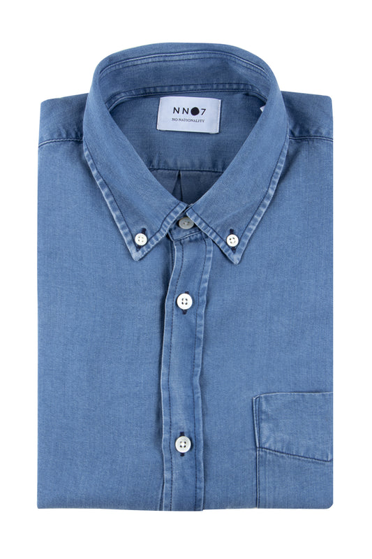 NN07 Levon LS Shirt Blue