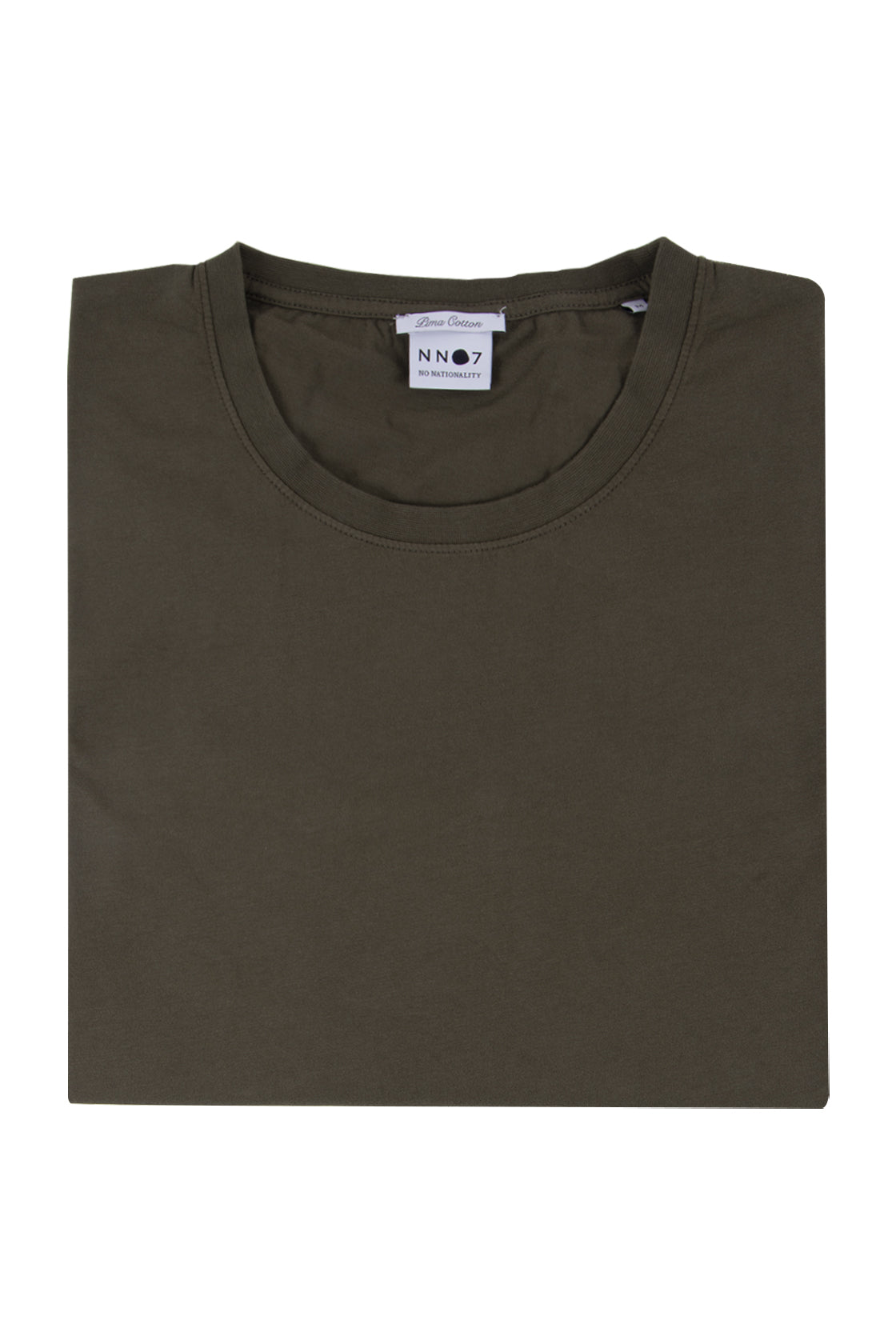 NN07 Pima Crew Neck Tee Green