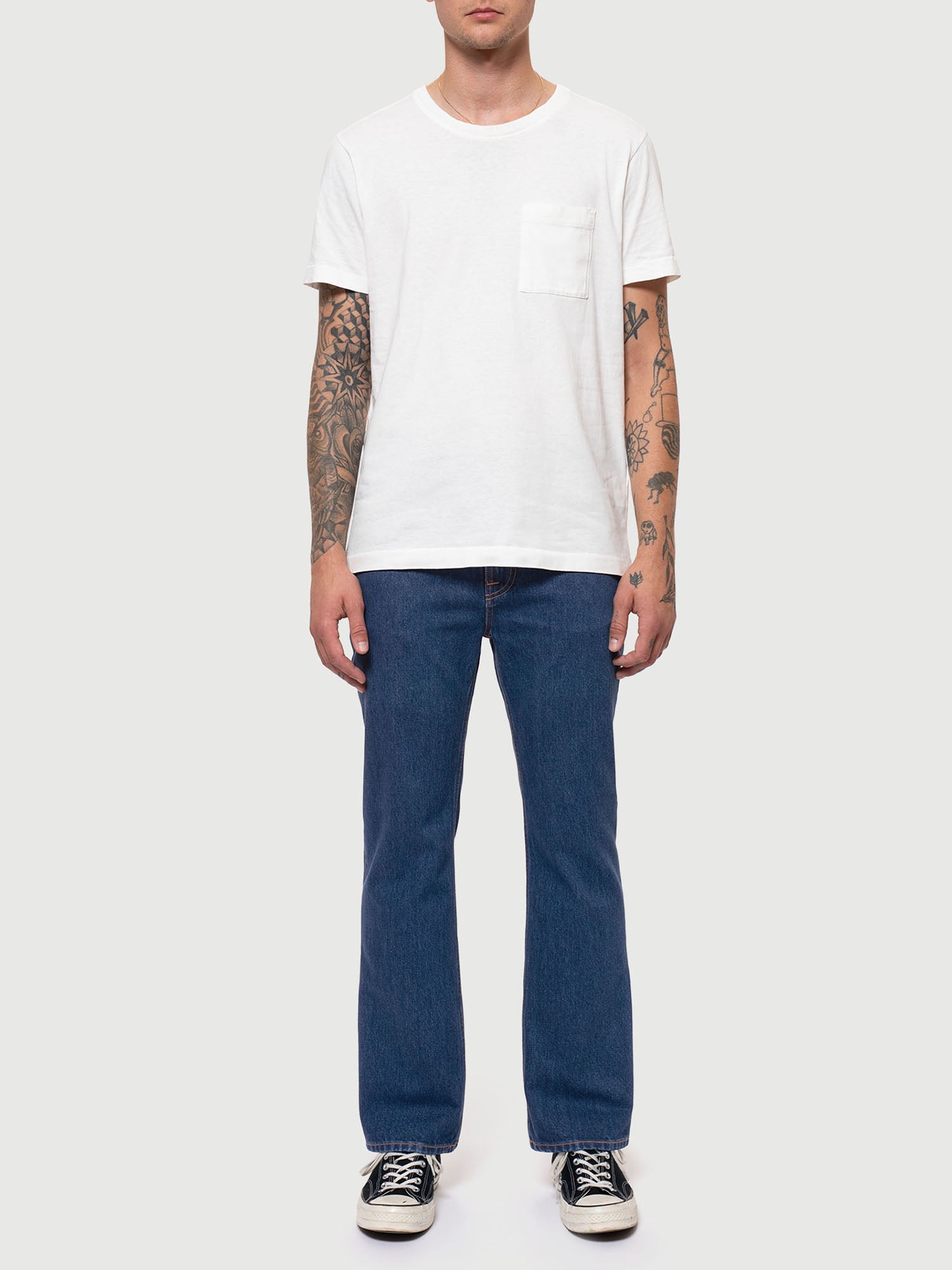 True Blue 3s With Jeans Nudie Jeans Hazy Hank L34 Jean True Blue