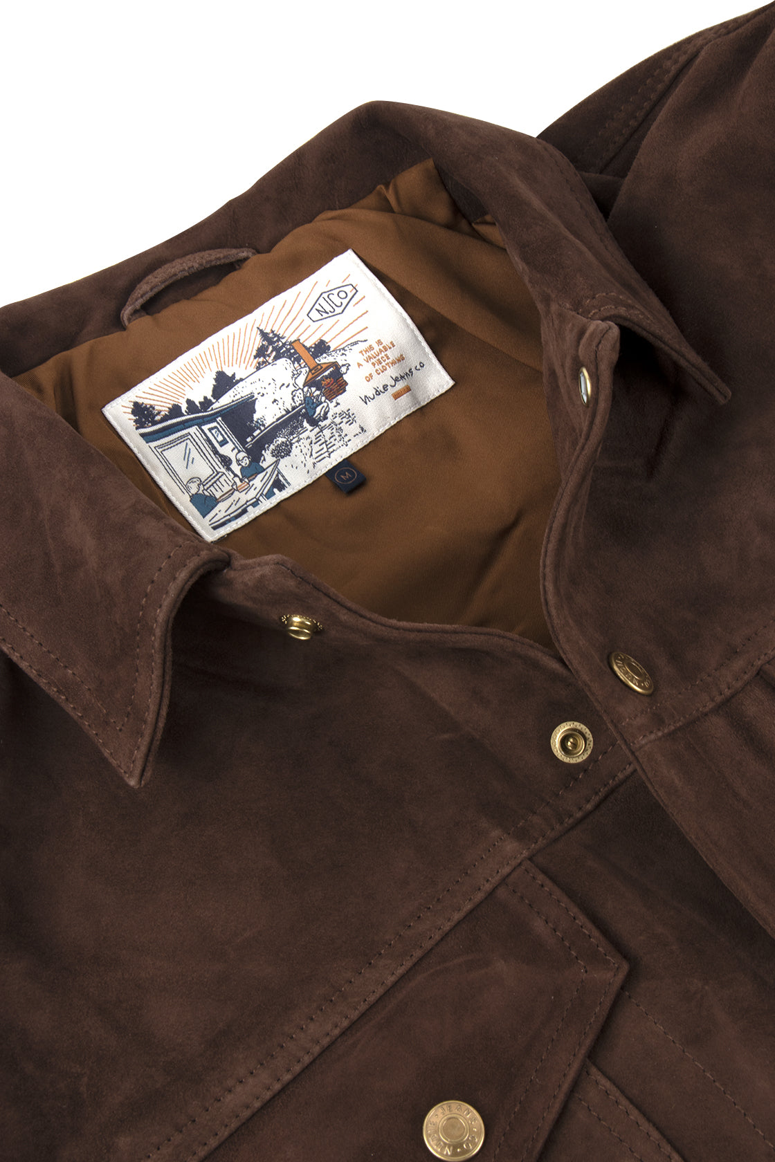 Cooper nubuck leather jacket. Rugged, characterful and hard wearing