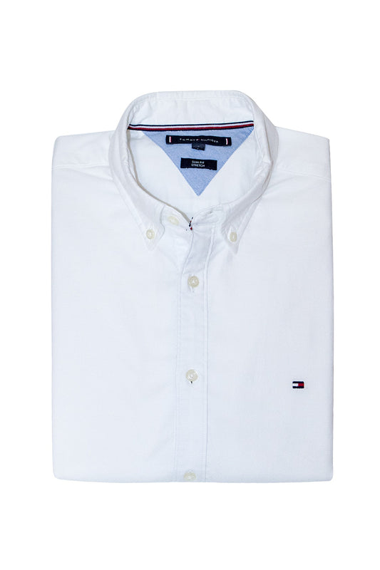 Tommy Hilfiger Slim Oxford Shirt White