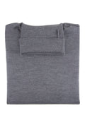 Paul & Shark Merino Wool Roll Neck Sweater Grey