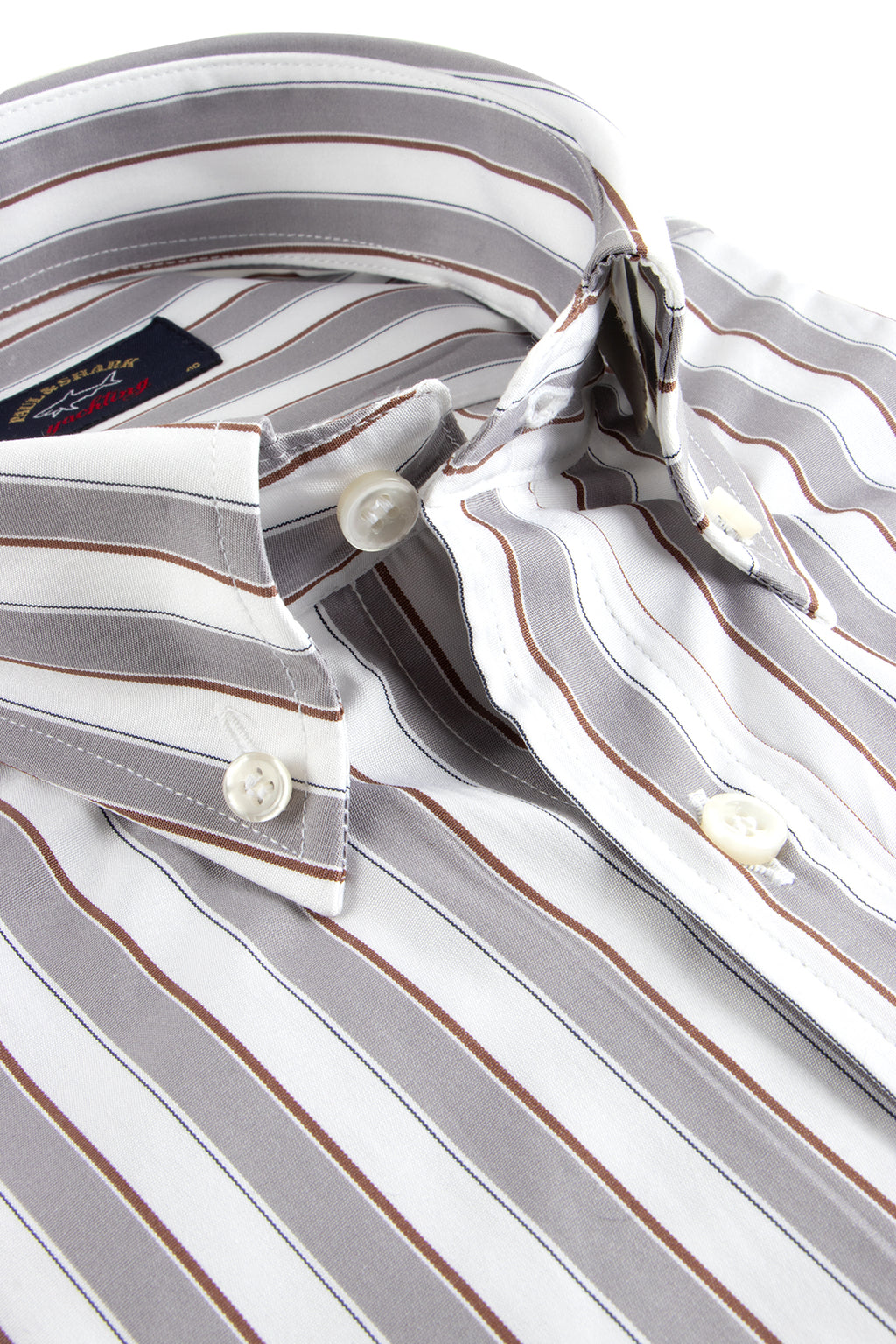 Paul & Shark Stripe Shirt Grey