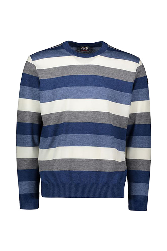 Paul & Shark Wool Sweater Multi Stripe