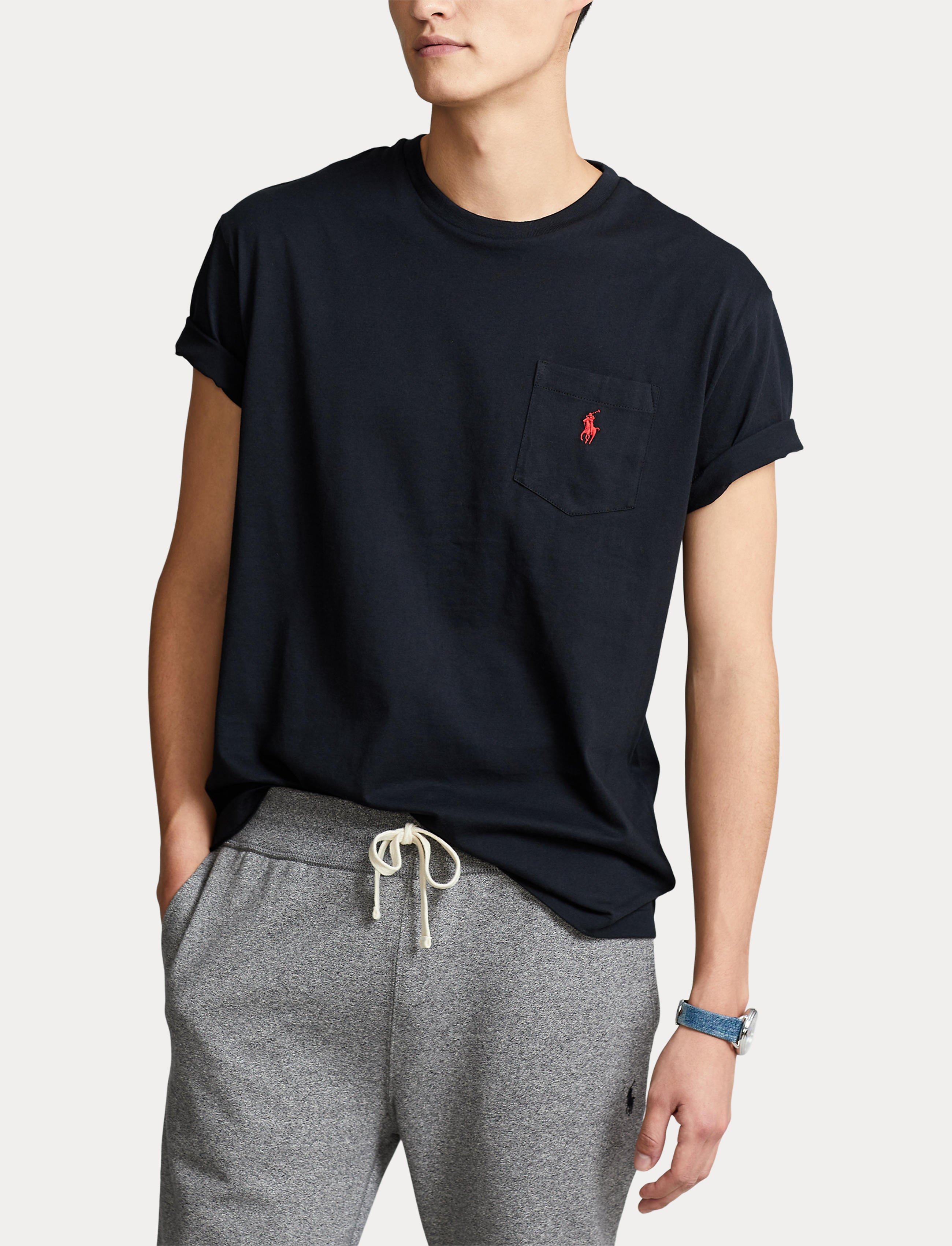 Polo Ralph Lauren Classic Fit Crew Neck Pocket Tee Black