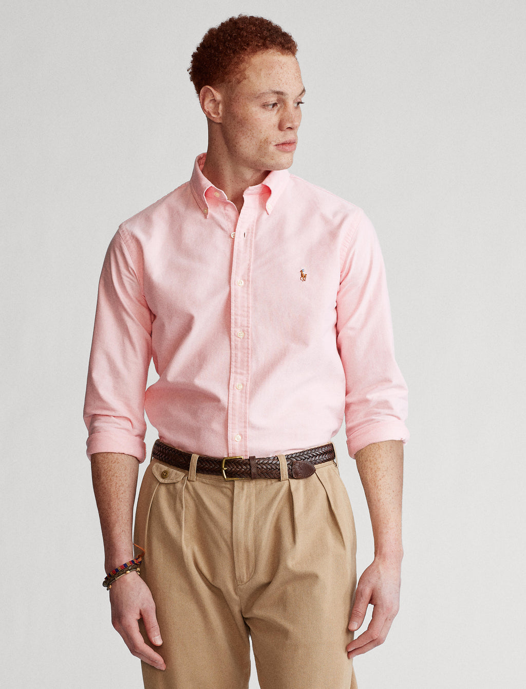 Polo Ralph Lauren Custom Fit Oxford Shirt Pink