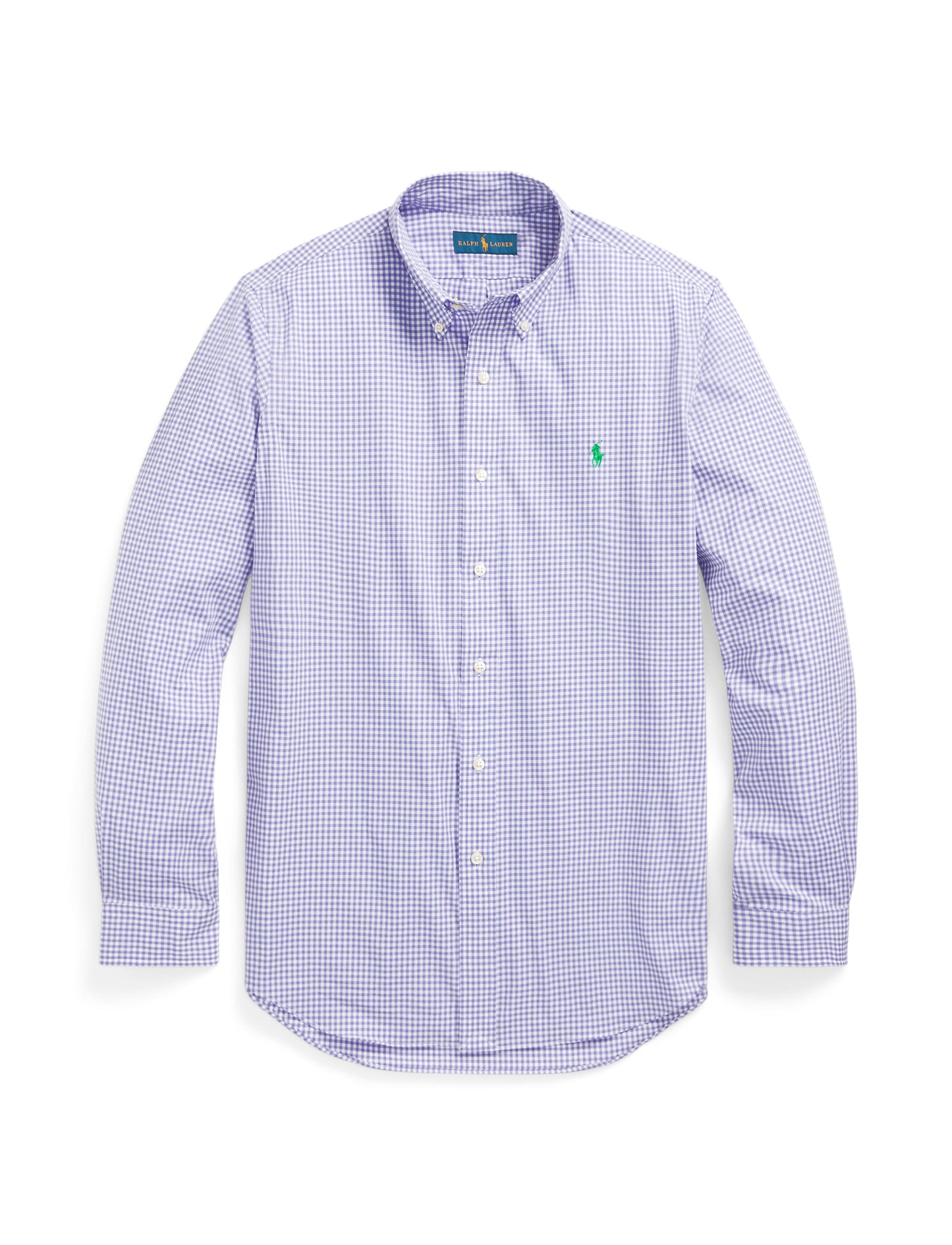 Polo Ralph Lauren Custom Fit Poplin Shirt Lavender/White