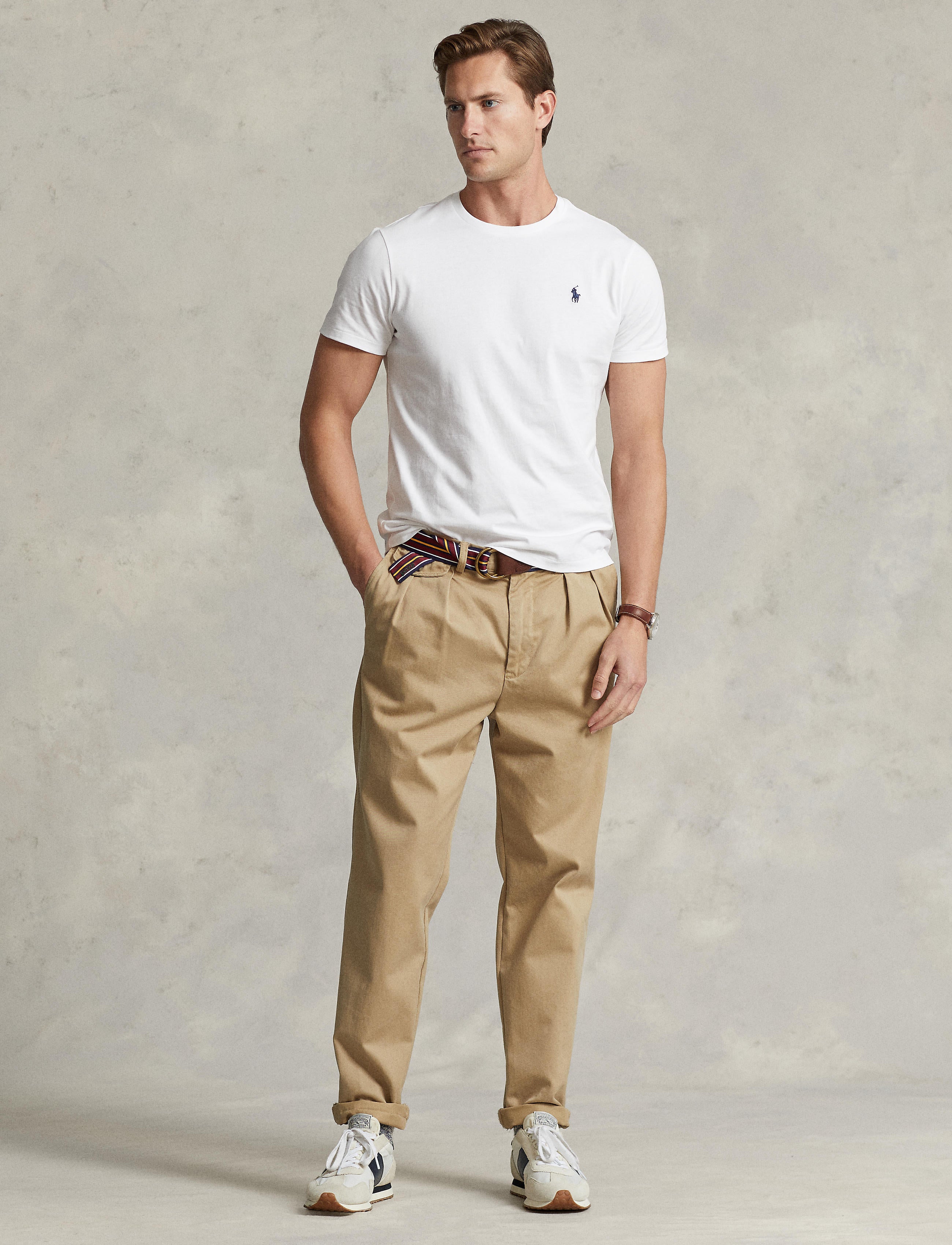 Polo Ralph Lauren Custom Slim Tee White