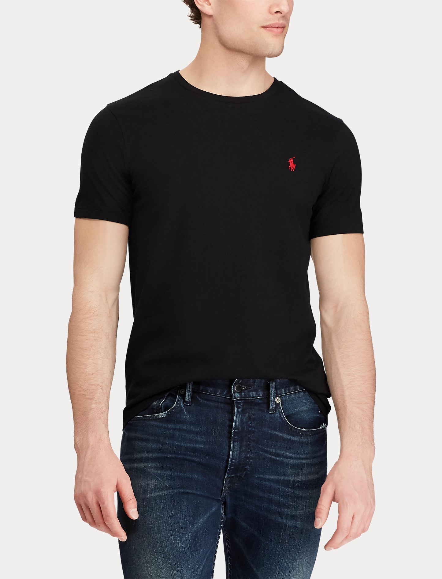 Polo Ralph Lauren Custom Slim Crew Neck Tee Black