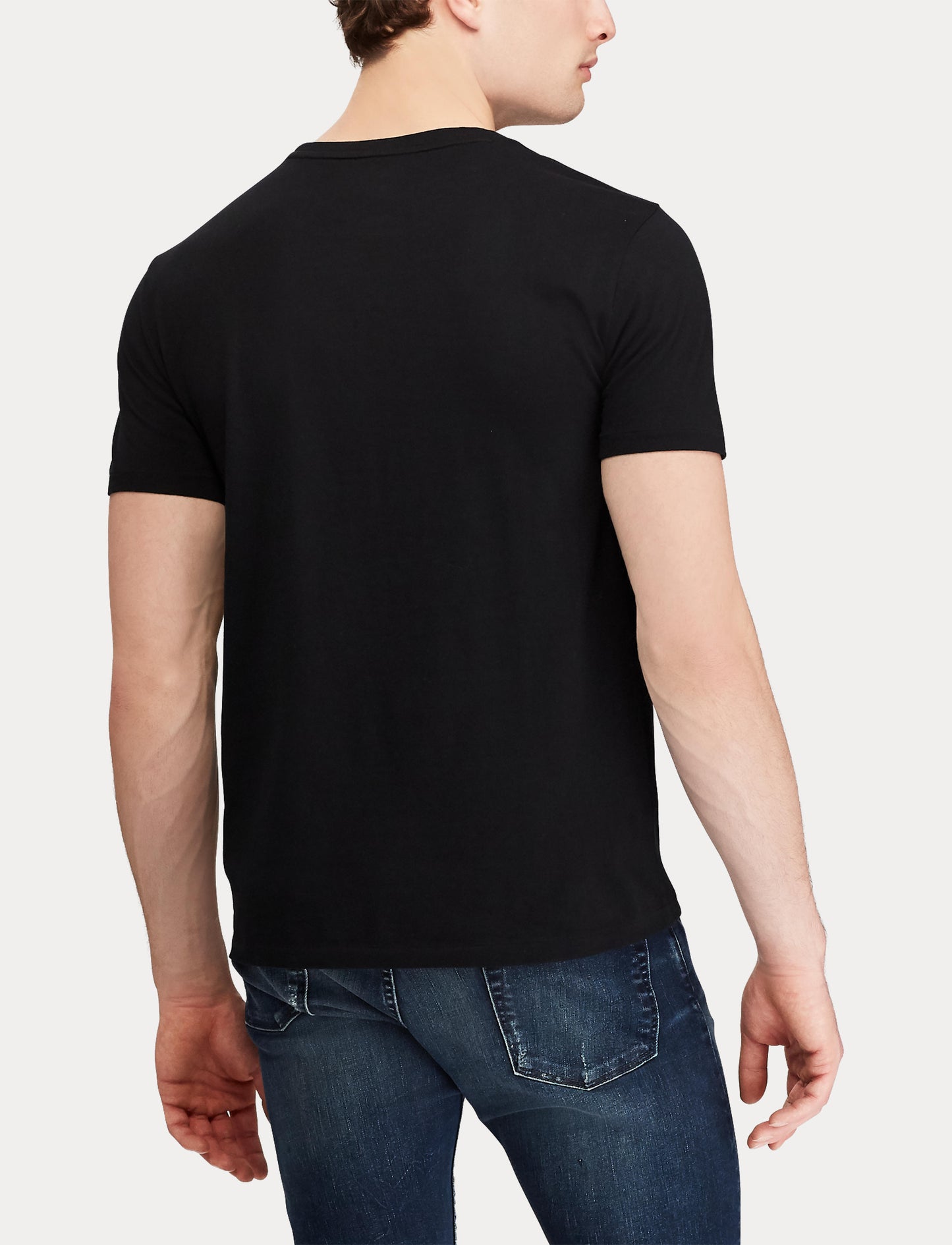 Polo Ralph Lauren Custom Slim Crew Neck Tee Black