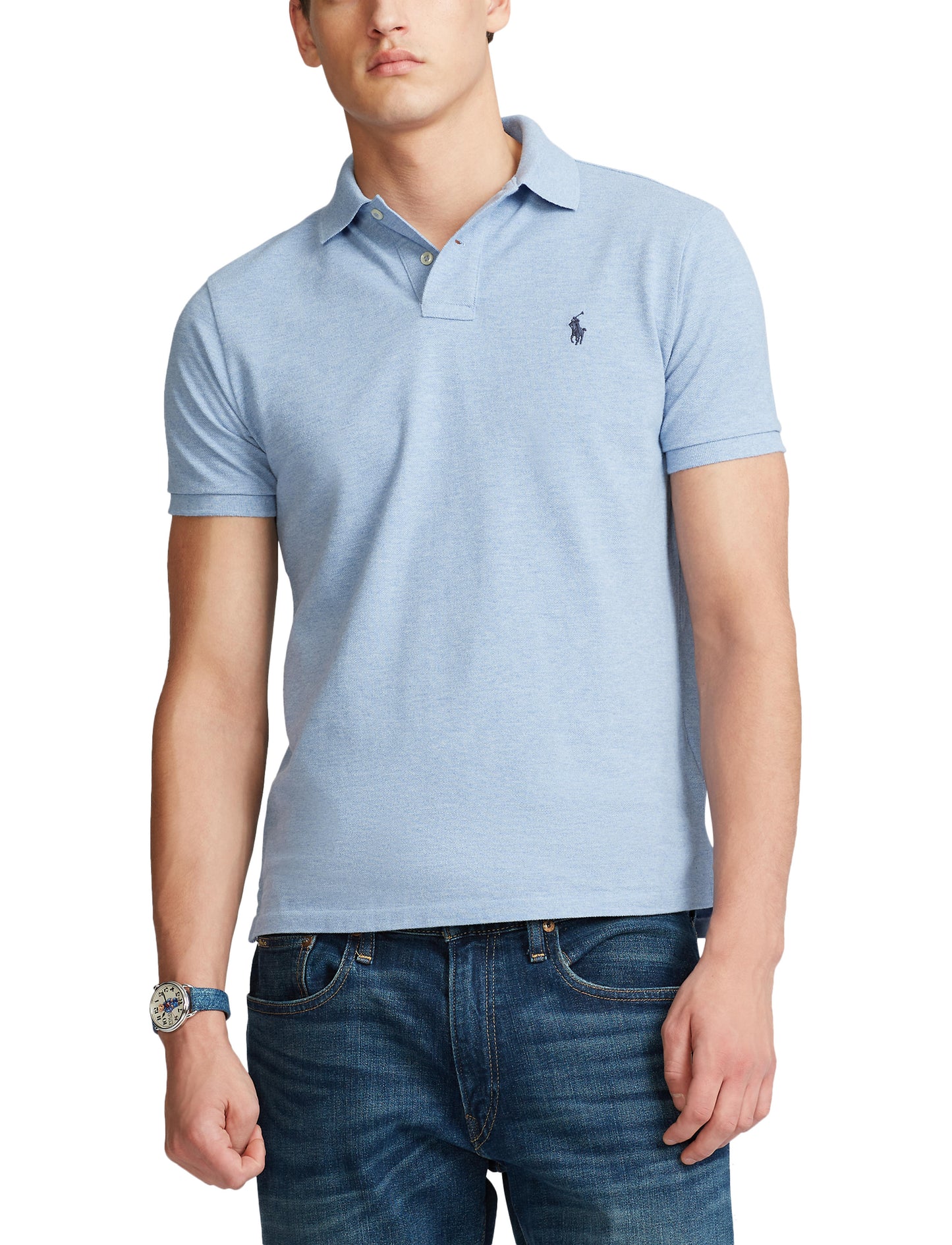 Polo Ralph Lauren Custom Slim Polo Blue