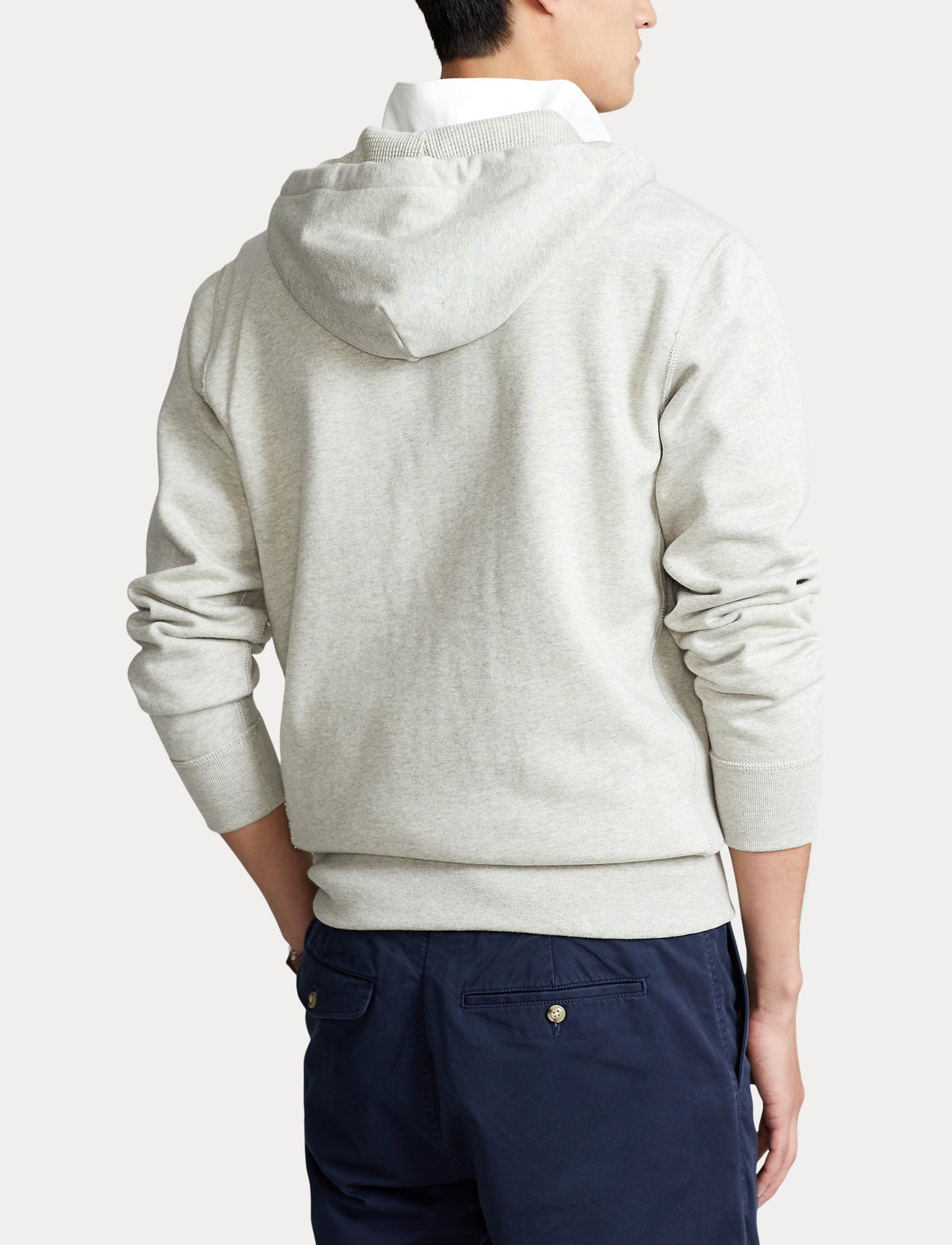 Polo Ralph Lauren Fleece Full-Zip Hoodie Light Grey
