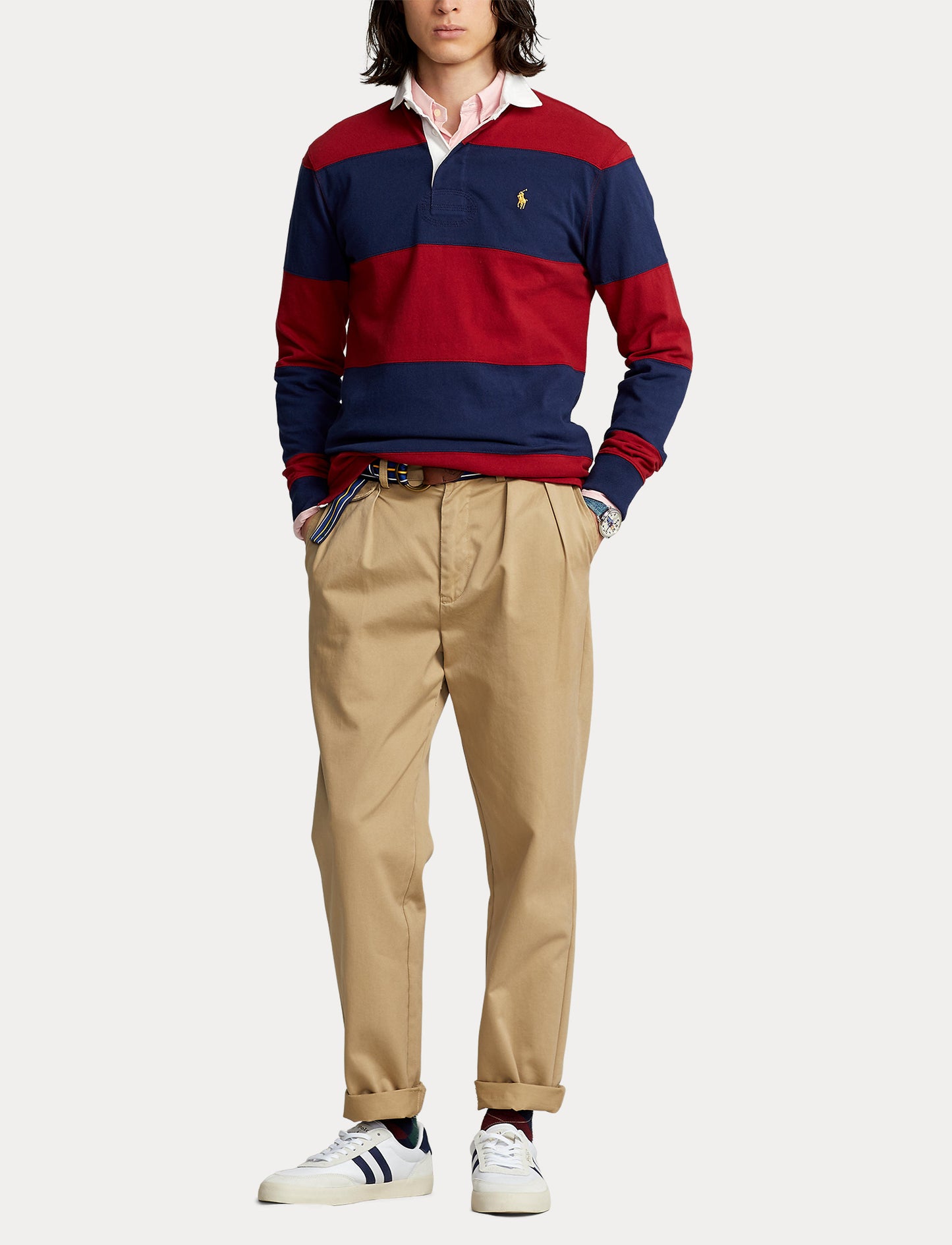 Polo Ralph Lauren Rugby Top Navy/Red