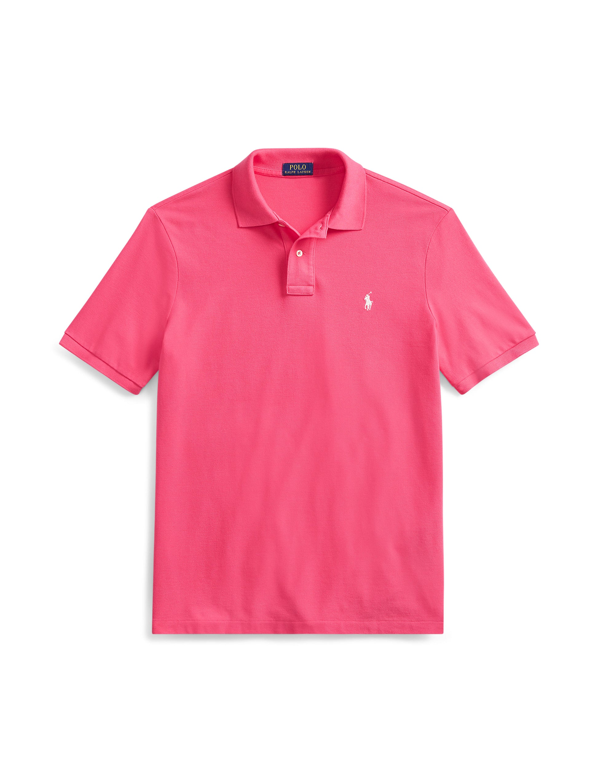 Polo Ralph Lauren Slim Fit Mesh Polo Hot Pink –