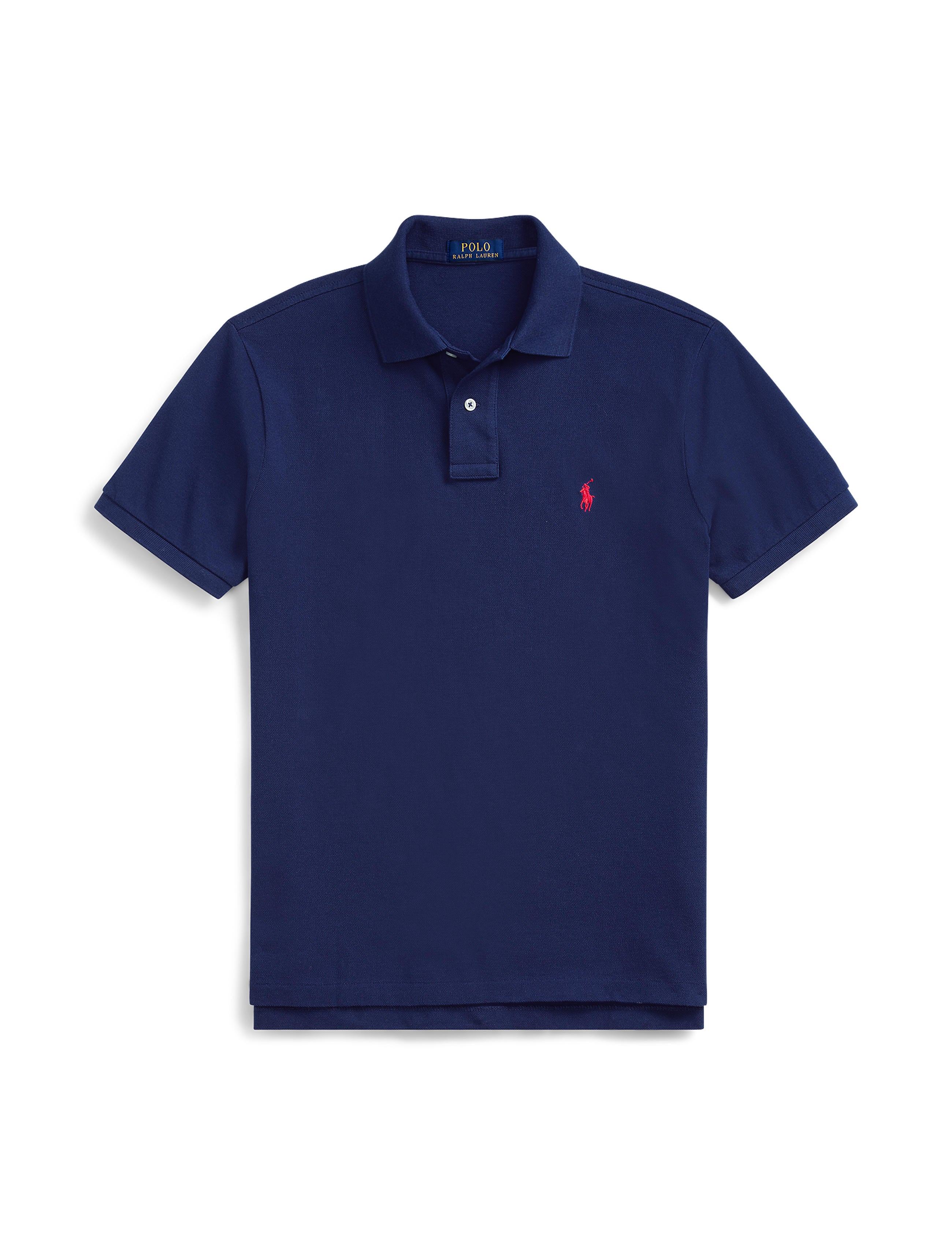 Polo Ralph Lauren Slim Fit Mesh Polo Deep Blue