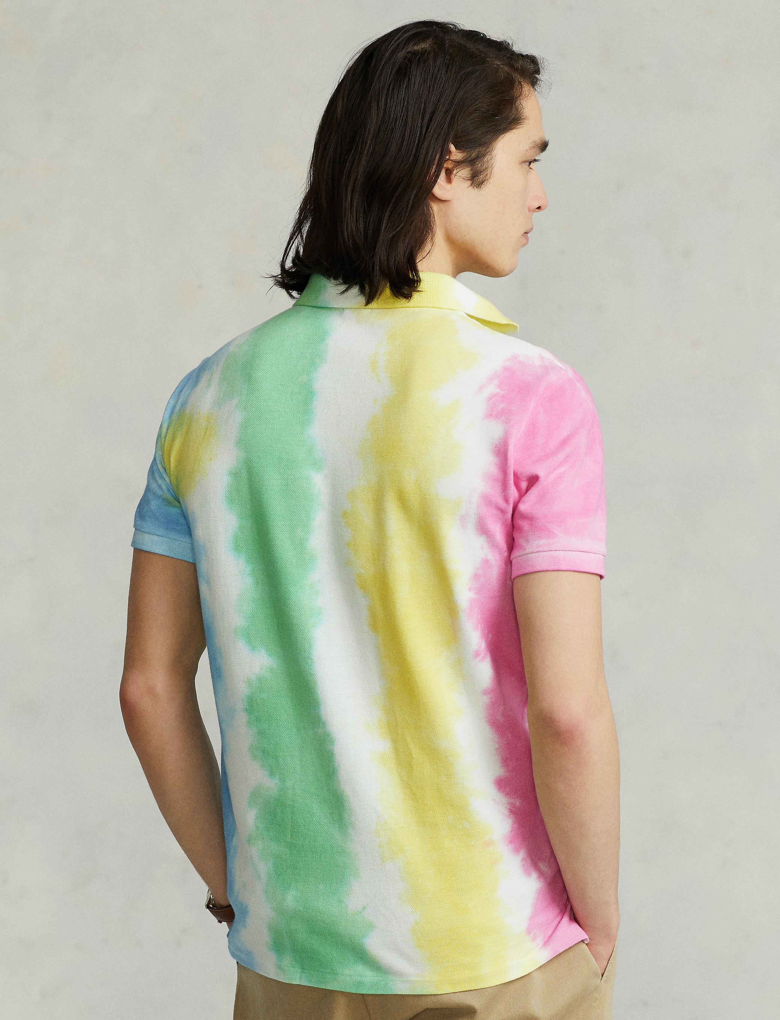 Big fit tie shop dye shirt ralph lauren