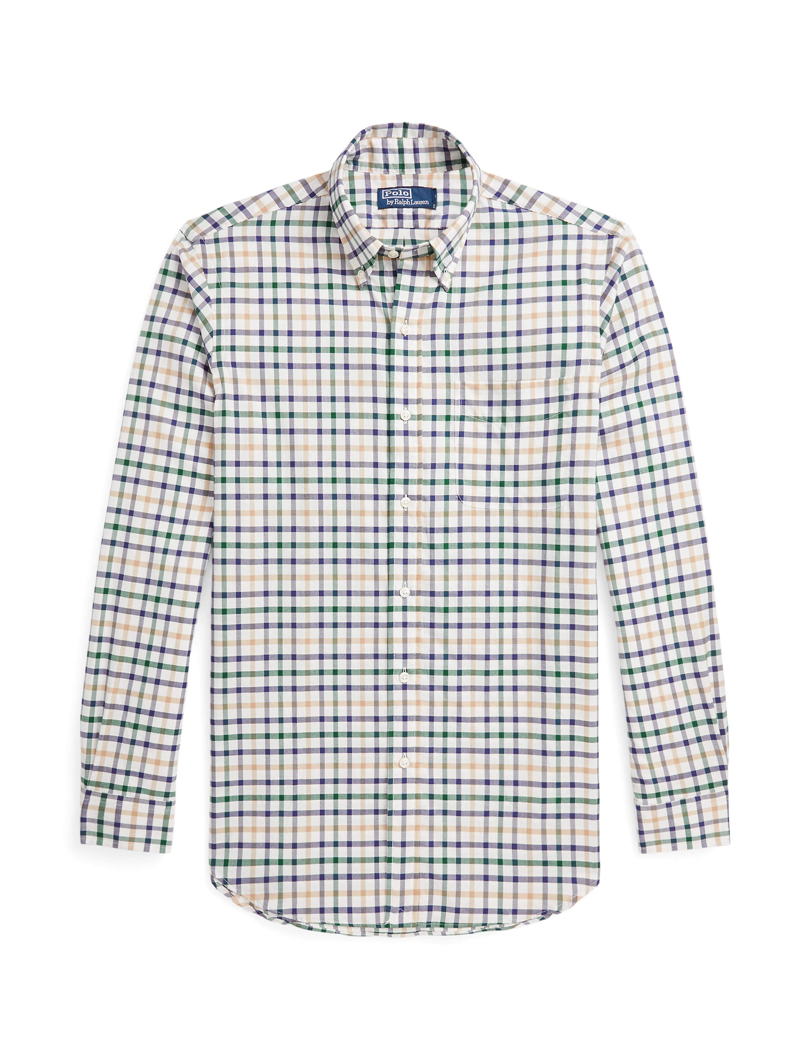 Ralph lauren green check shirt on sale