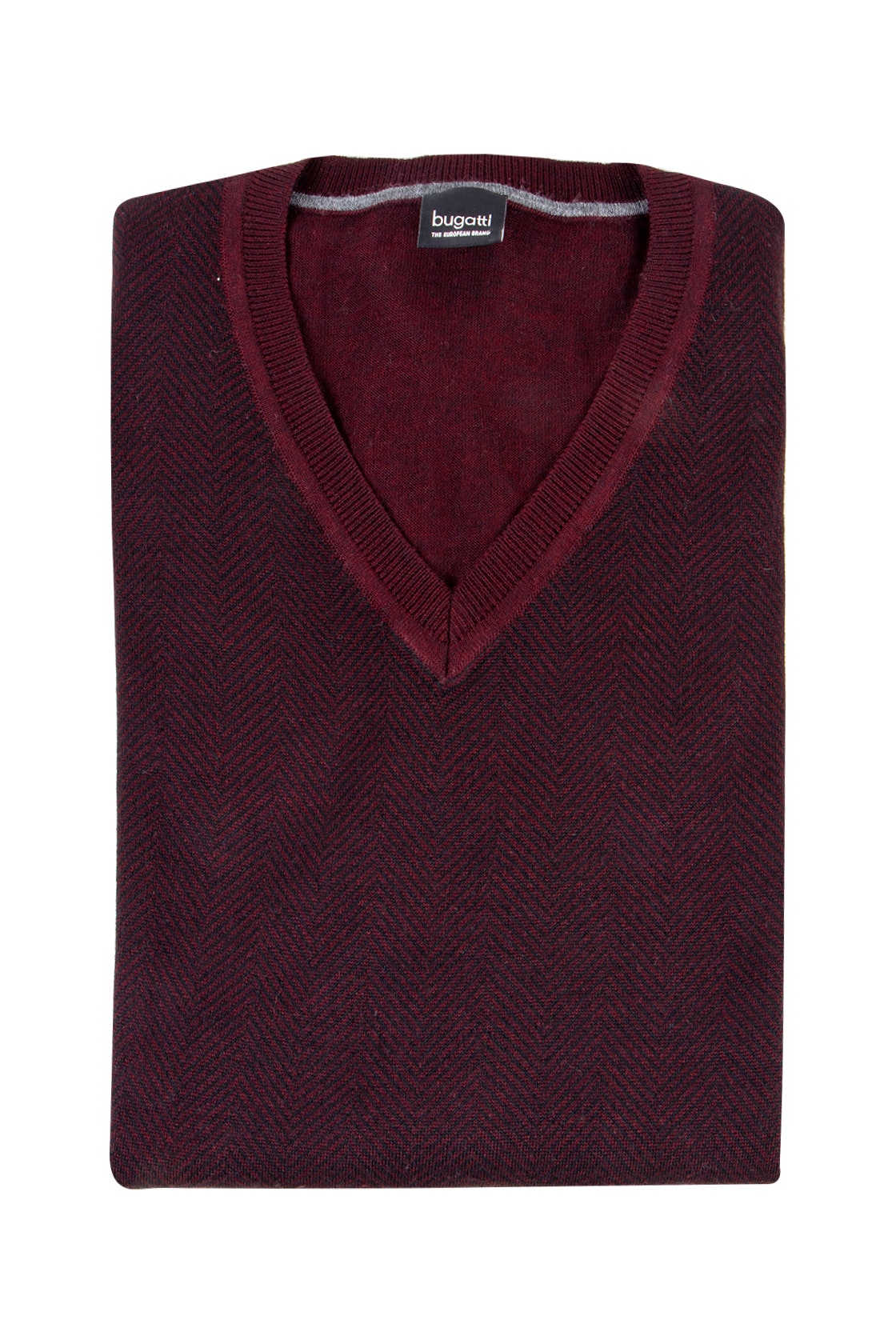 Bugatti Crew Knit Burgundy