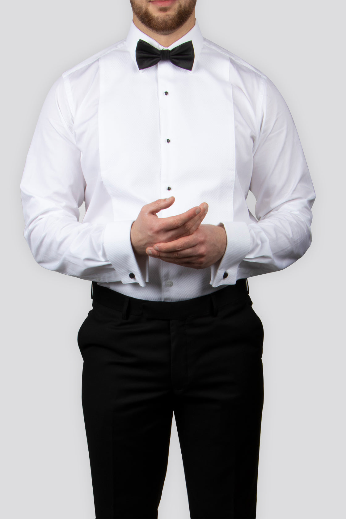 Abelard Marcella Stud Peak Slim Dinner Shirt