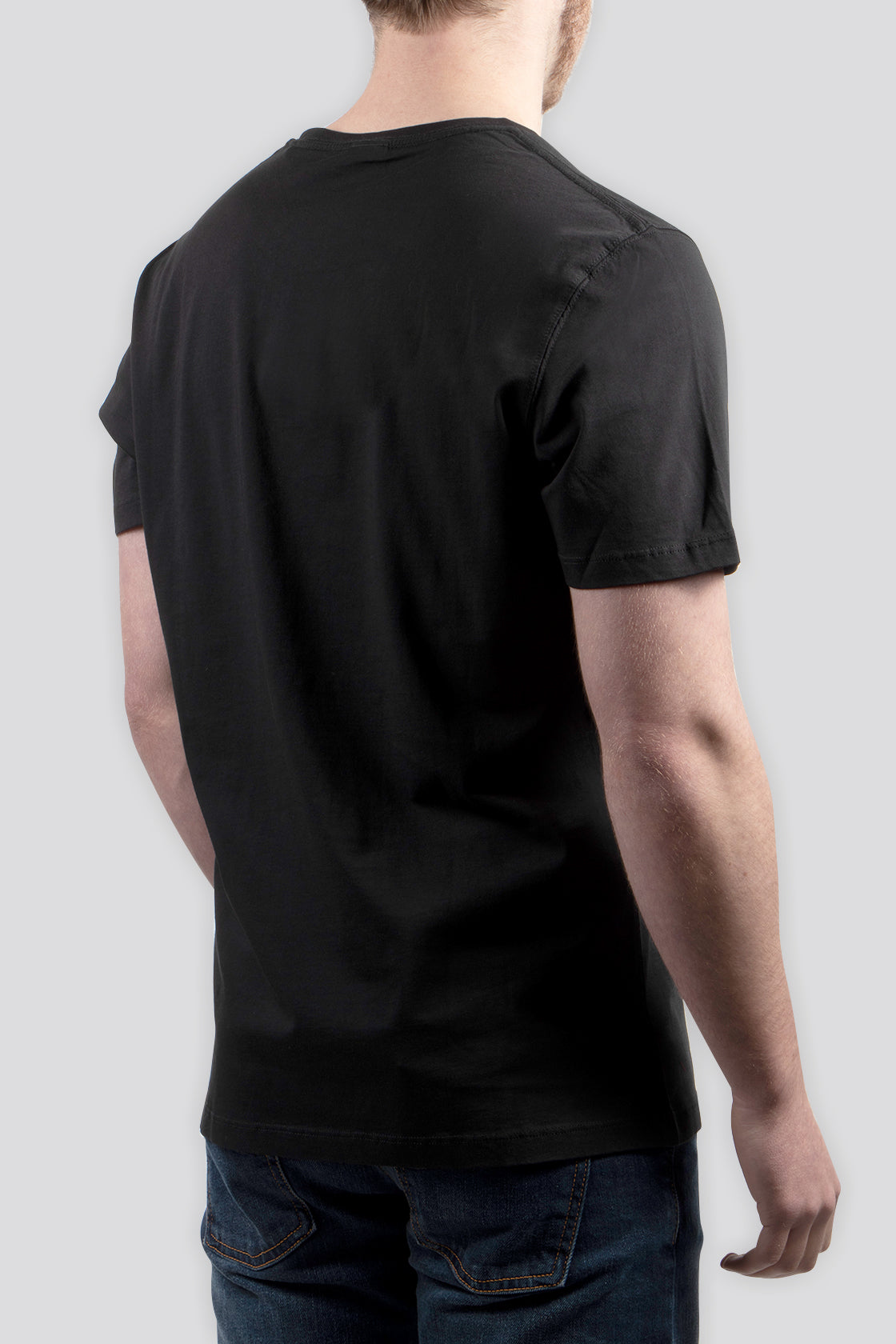 NN07 Pima Crew Neck Tee Black