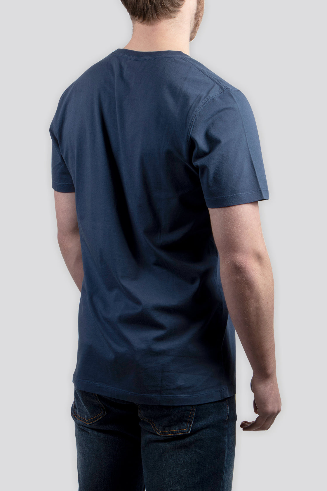 NN07 Pima Crew Neck Tee Navy