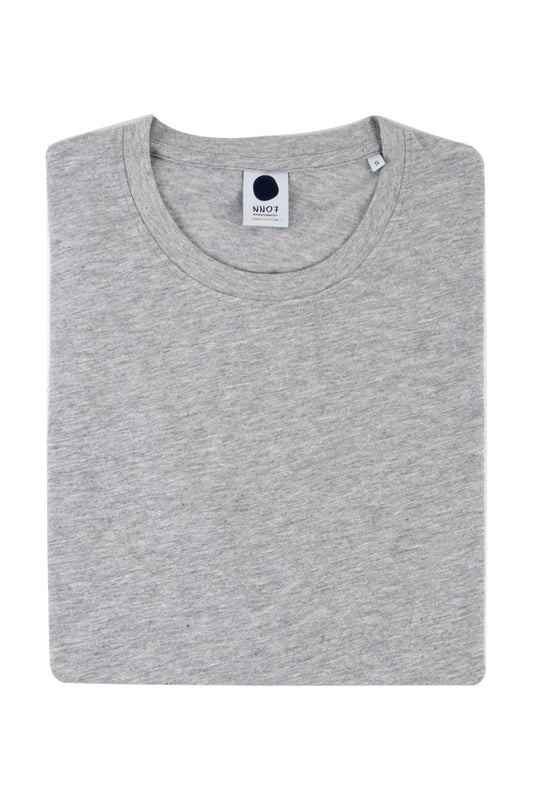 NN07 Pima Crew Neck Tee Light Grey