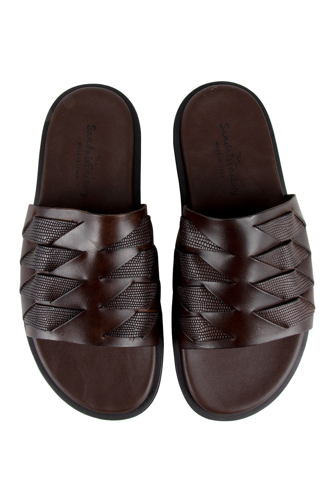 Italian Leather Sandals Shoes Vintage Handmade in Ita… - Gem