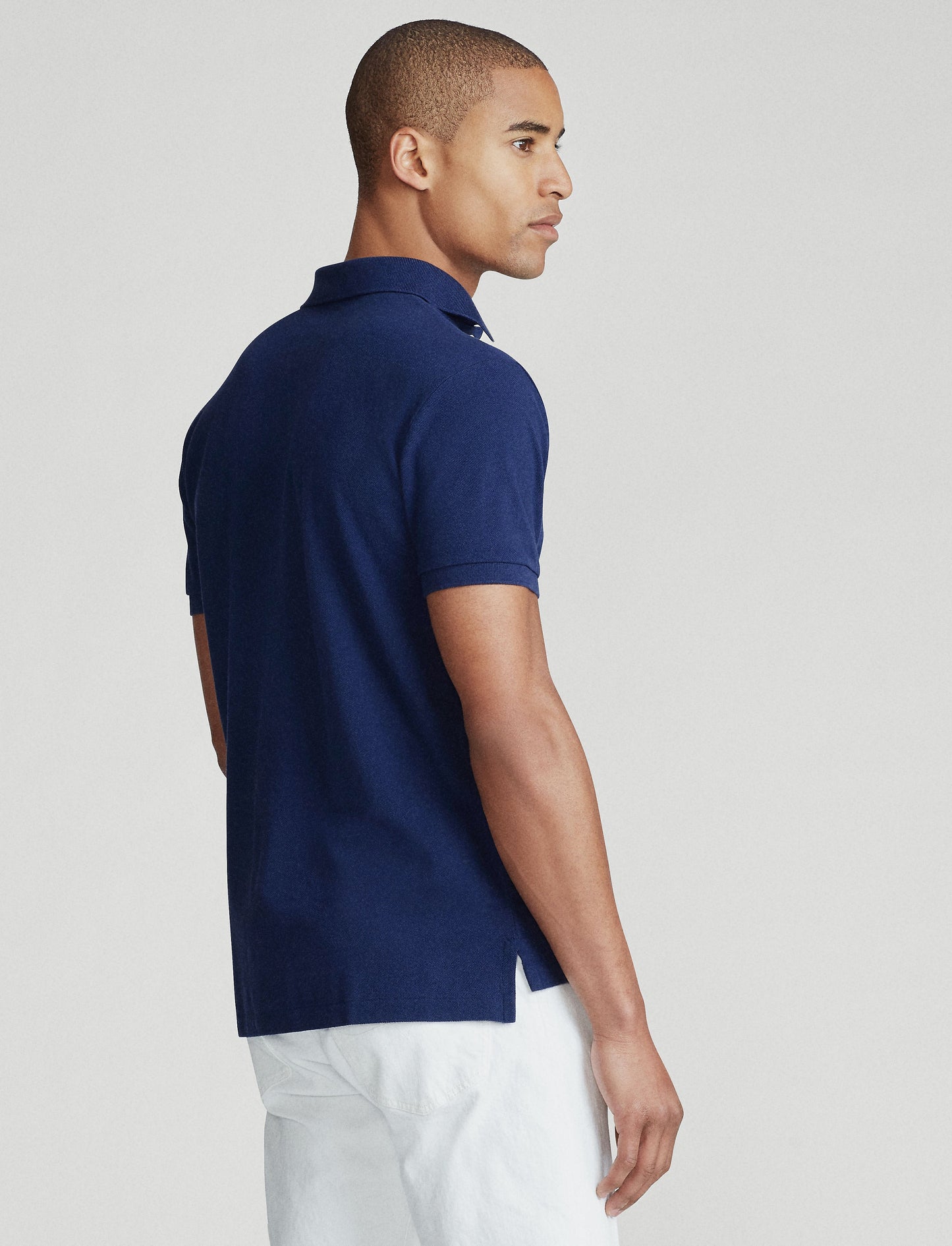 Polo Ralph Lauren Slim Fit Mesh Polo Deep Blue